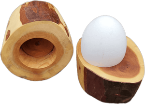 "Eggljósahaldari" egg cup and tea light holder 