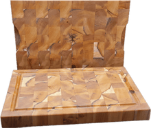 Load image into Gallery viewer, &quot;Stjórn-Risastór&quot; solid serving and chopping board with juice groove 
